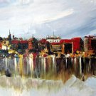 Landscape 24x48 in.  Oil Painting Canvas Art Wall Decor modern001
