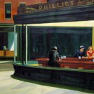 Rep. Edward Hopper 24x48 in.  Oil Painting Canvas Art Wall Decor modern08D