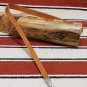 Gorgeous Al Beres Hand Tooled Belt 28-39" Wage Sterling Overlaid Tip no Buckle