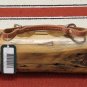 Harness Leather Double Buckle Curb Strap Made in USA Berlin Custom Leather NWT