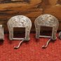 Champion Turf Dark Oil 5/8 Bosal Hanger SOLID STERLING Buckles, Keepers, Conchos