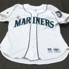 Vintage Authentic Mid 90s Seattle Mariners Home Jersey Size 40 Russell Athletic