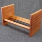 Solid Cherry Handcrafted Rack Bookshelf for Books, CDs, DVDs, 7" REEL Tapes, 45s