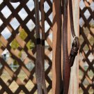 Vintage MacPherson Dark Oil Shaped Brow Headstall Scalloped Cheeks EUC