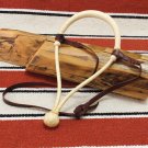 Vintage Unused 3/8" Pencil Bosal 16 Plait Cheeks and Bloodknot Latigo Tie Hanger