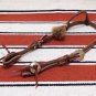 Reinsman Latigo Slide Ear Headstall with Vintage Circle Y Scalloped Buckles NWT