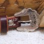 Reinsman Latigo Slide Ear Headstall with Vintage Circle Y Scalloped Buckles NWT