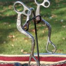 NWT Bob Avila Professionals Choice Bit Mounted Leaf Shanks Medium Port 5" Mouth