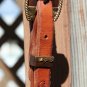 Oklahoma Maker Marked Slot Ear Headstall Iron Longhorn Buckle Conchos Unused