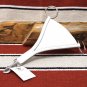 Champion Turf White Leather Thoroughbred Horse Racing Yoke & Fork NOS