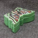 Porcelain Butterfly Trinket Box with Lid from Tozai Home NWOT