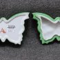Porcelain Butterfly Trinket Box with Lid from Tozai Home NWOT