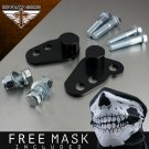 0​2-16 Harley Davidson Electra Glide Adjustable Steel Lowering Kit