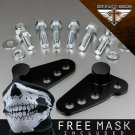 02-16 HARLEY ROAD KING GLIDE TOURING BIKE STREET 1-3" STEEL REAR LOWERING KIT