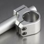 12.5" Long 33mm Silver Clip-on Handlebars Fork Tubes For Honda CB350