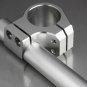 Honda Cafe Racer Silver 12.5" Long 35mm Clip-on Handlebars Fork Tubes