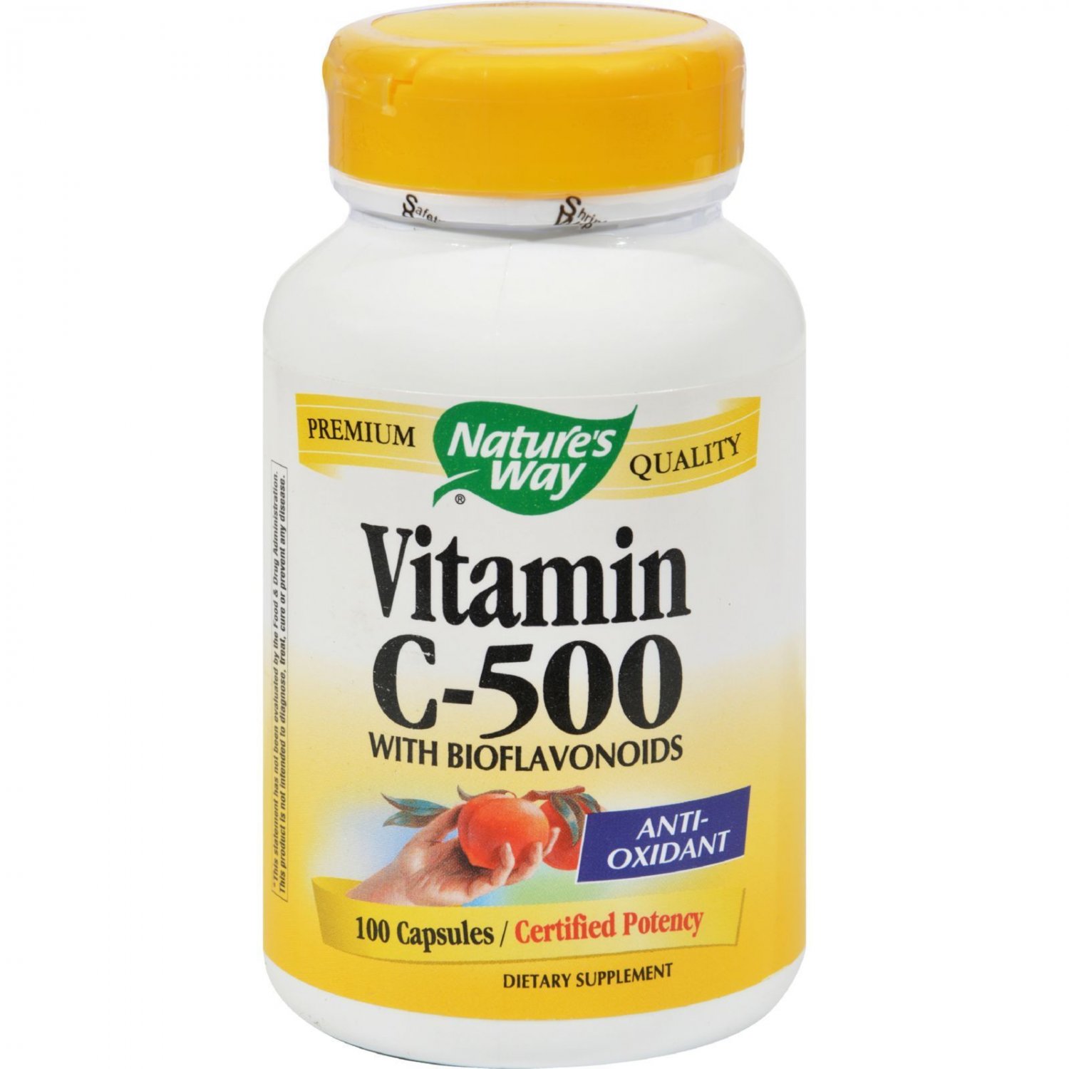 Nature S Way Vitamin C 500 With Bioflavonoids 500mg 100 Caps Dietary Supplements