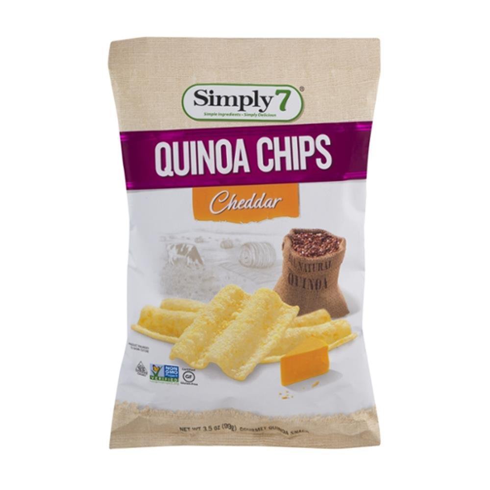 Simply 7 Cheddar Quinoa Chips ( 12 3.5 oz bags)