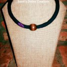 African Print Necklace, Ankara Fabric Necklace, Wooden Bead Necklace, Gift for Her, Gift for friend
