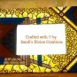 African Fabric Photo Frame, Dashiki Photo Frame, Ankara Frame Decor, Gift for Her, Gift for Friend
