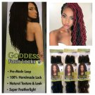Faux Locs Hair, Goddess Faux Locs, Urban Beauty Faux Locs Crochet Hair #1 (Jet Black), Gift For Her