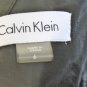 Black and Gold Sequined High-Low Calvin Klein V-neck formal gown