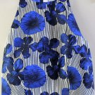 Belle by Badgley Mishka Iliana blue and violet floral crop top