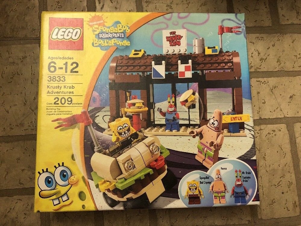 LEGO 3833 SpongeBob Squarepants Krusty Krab Adventures