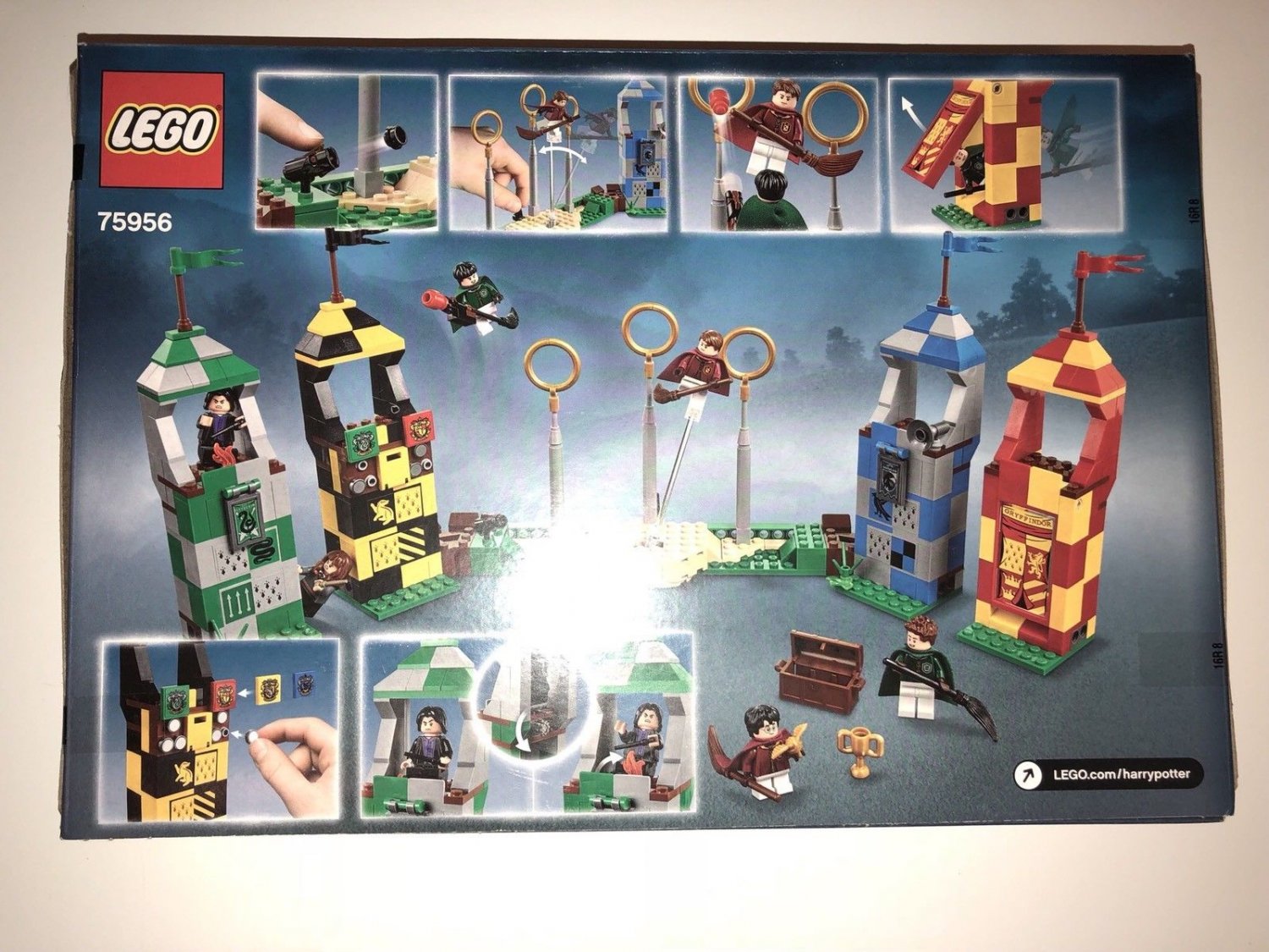 lego harry potter quidditch world cup gryffindor crest