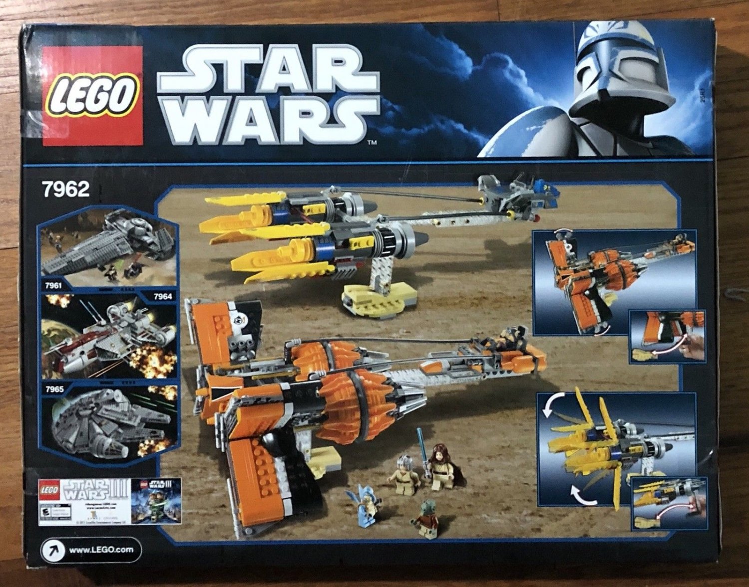 LEGO 7962 Star Wars Anakin's & Sebulba's Podracers