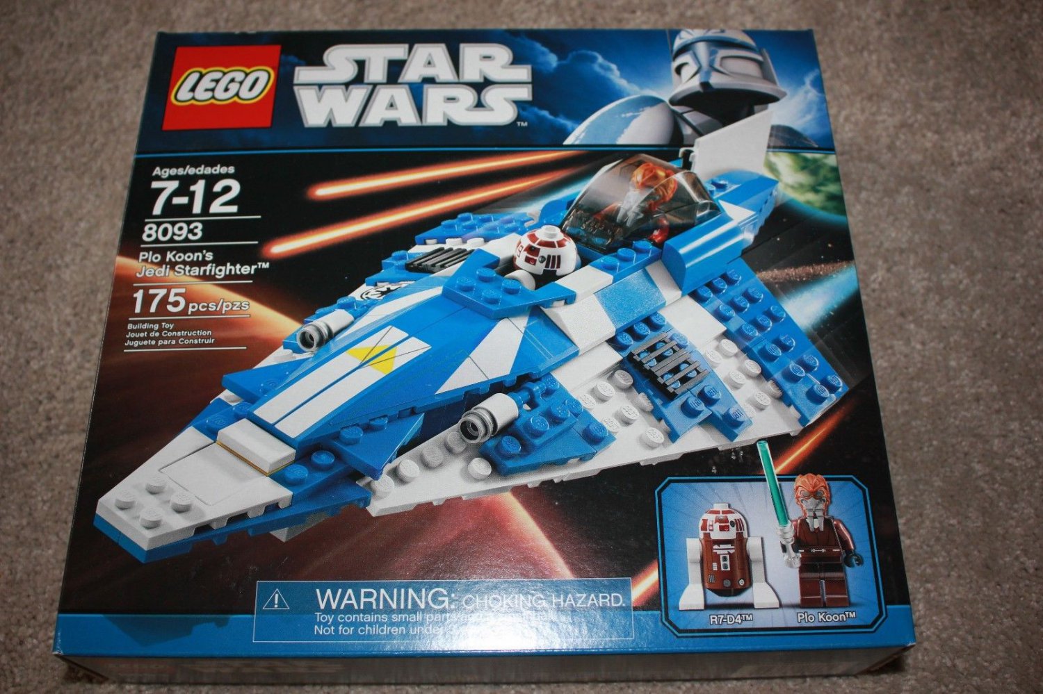 LEGO 8093 Star Wars Plo Koon's Jedi Starfighter