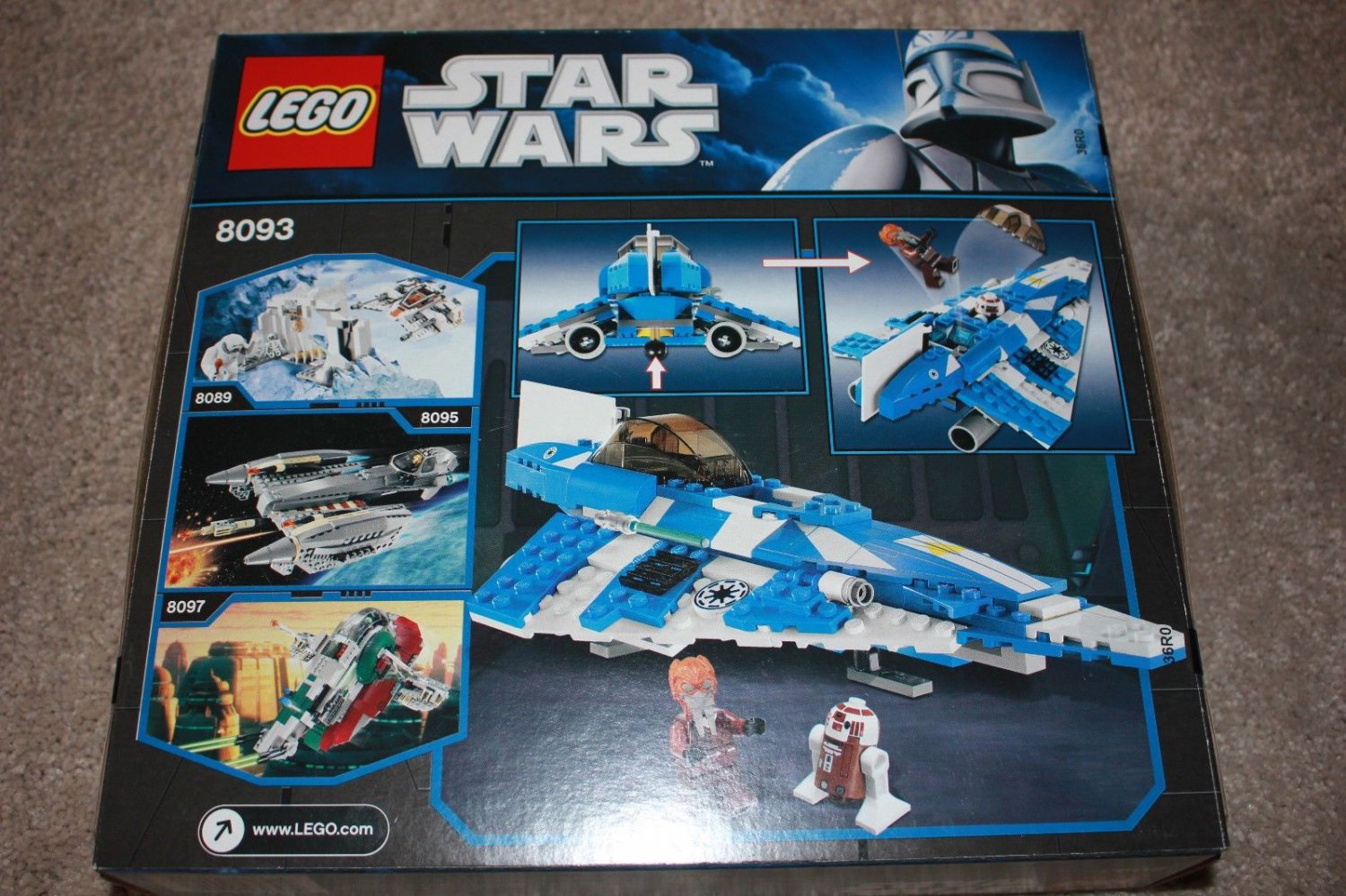 LEGO 8093 Star Wars Plo Koon's Jedi Starfighter