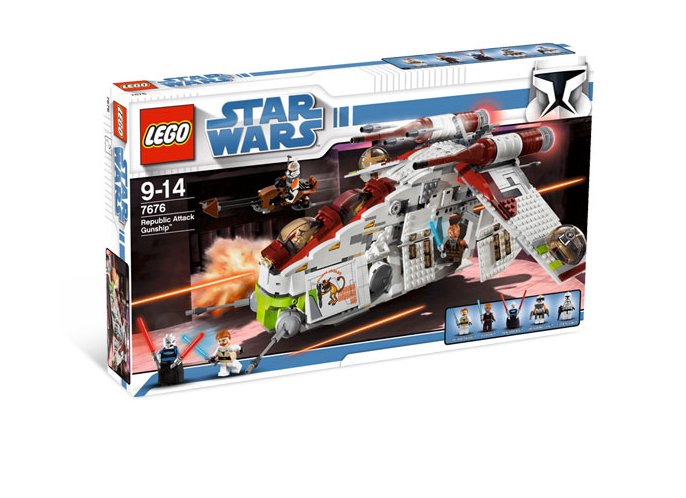 LEGO 7676 Star Wars Republic Attack Gunship