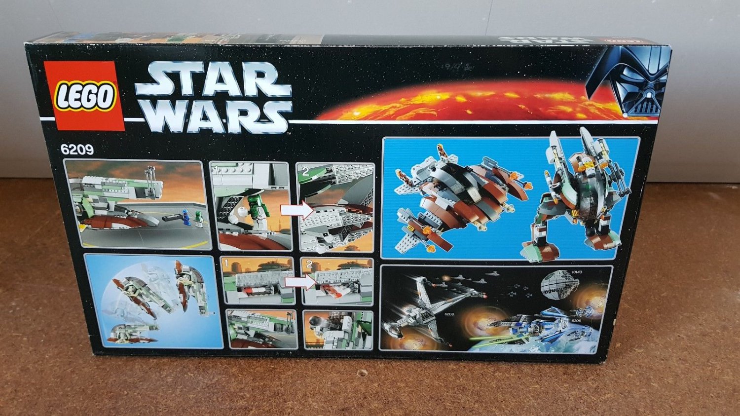 lego star wars slave 1 6209 instructions