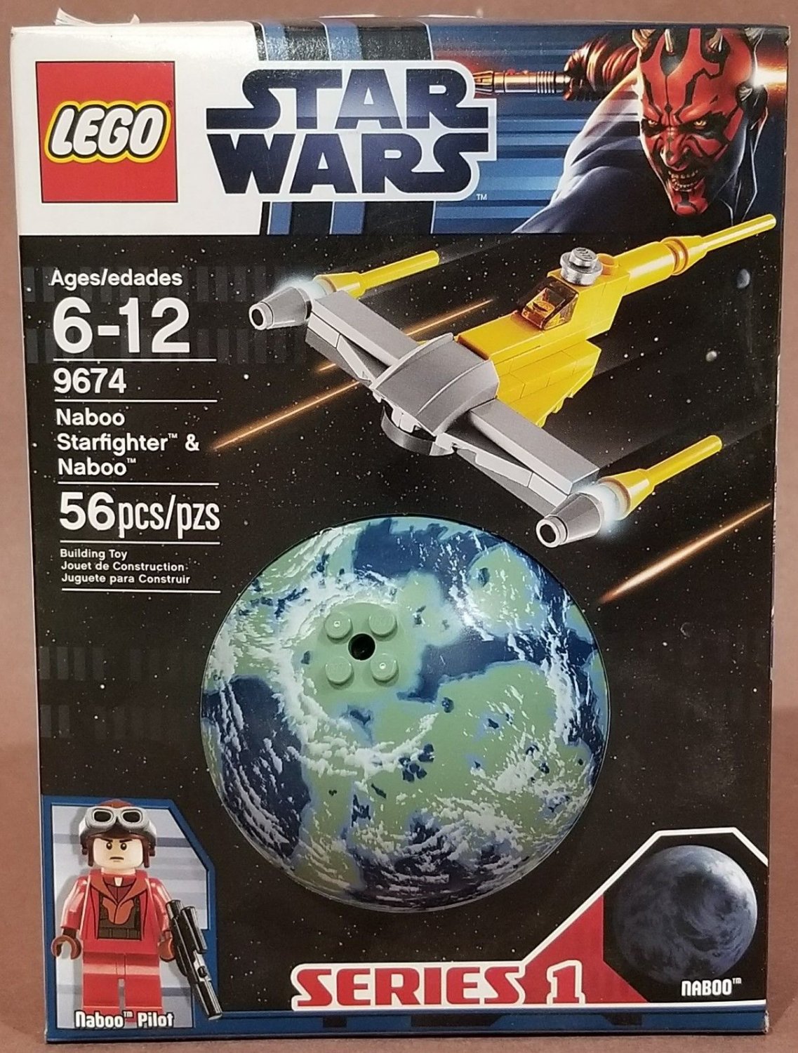 LEGO 9674 Star Wars Naboo Starfighter & Naboo