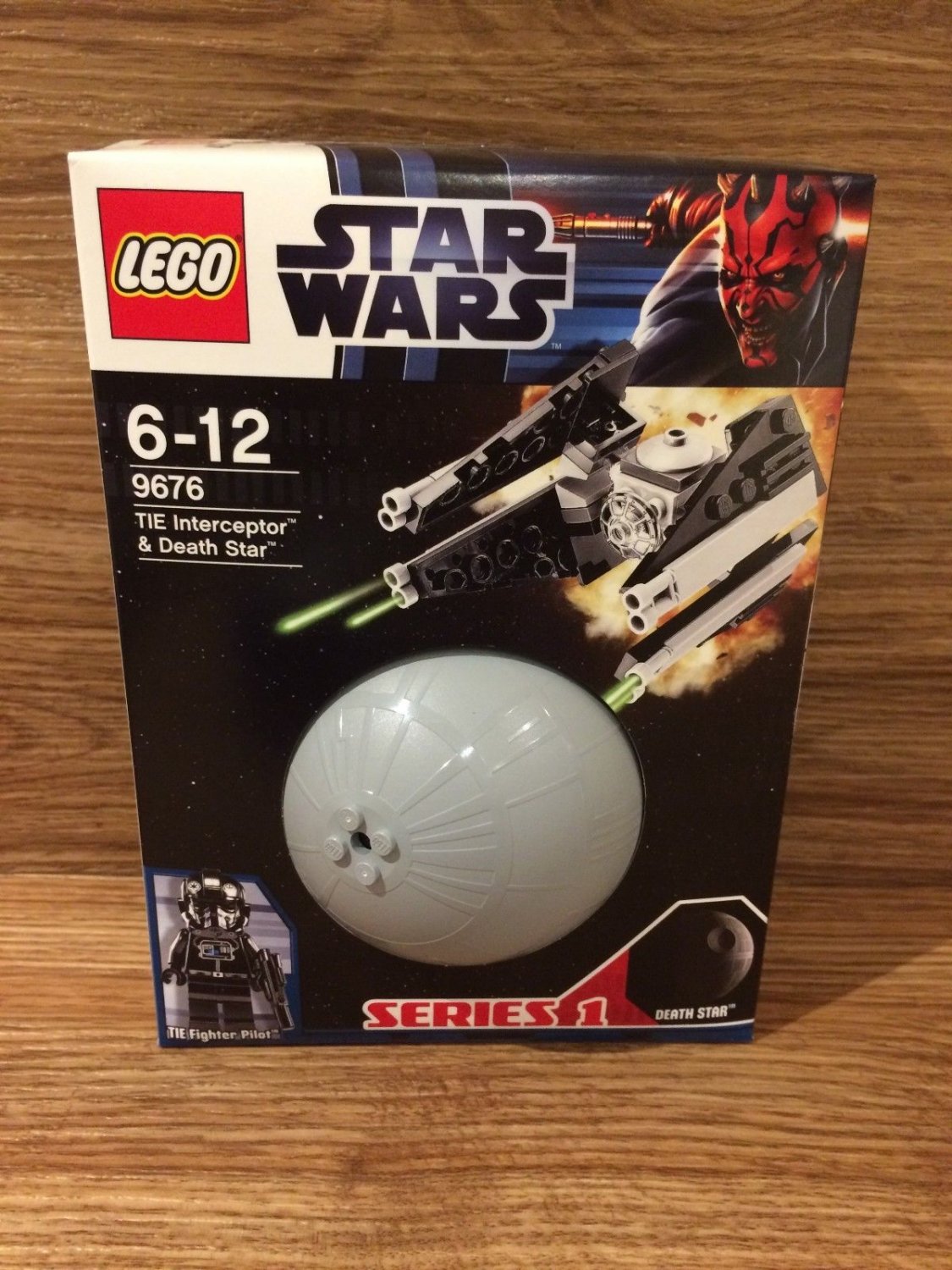 lego new lego set 9676 star wars tie interceptor & death star factory sealed nisb