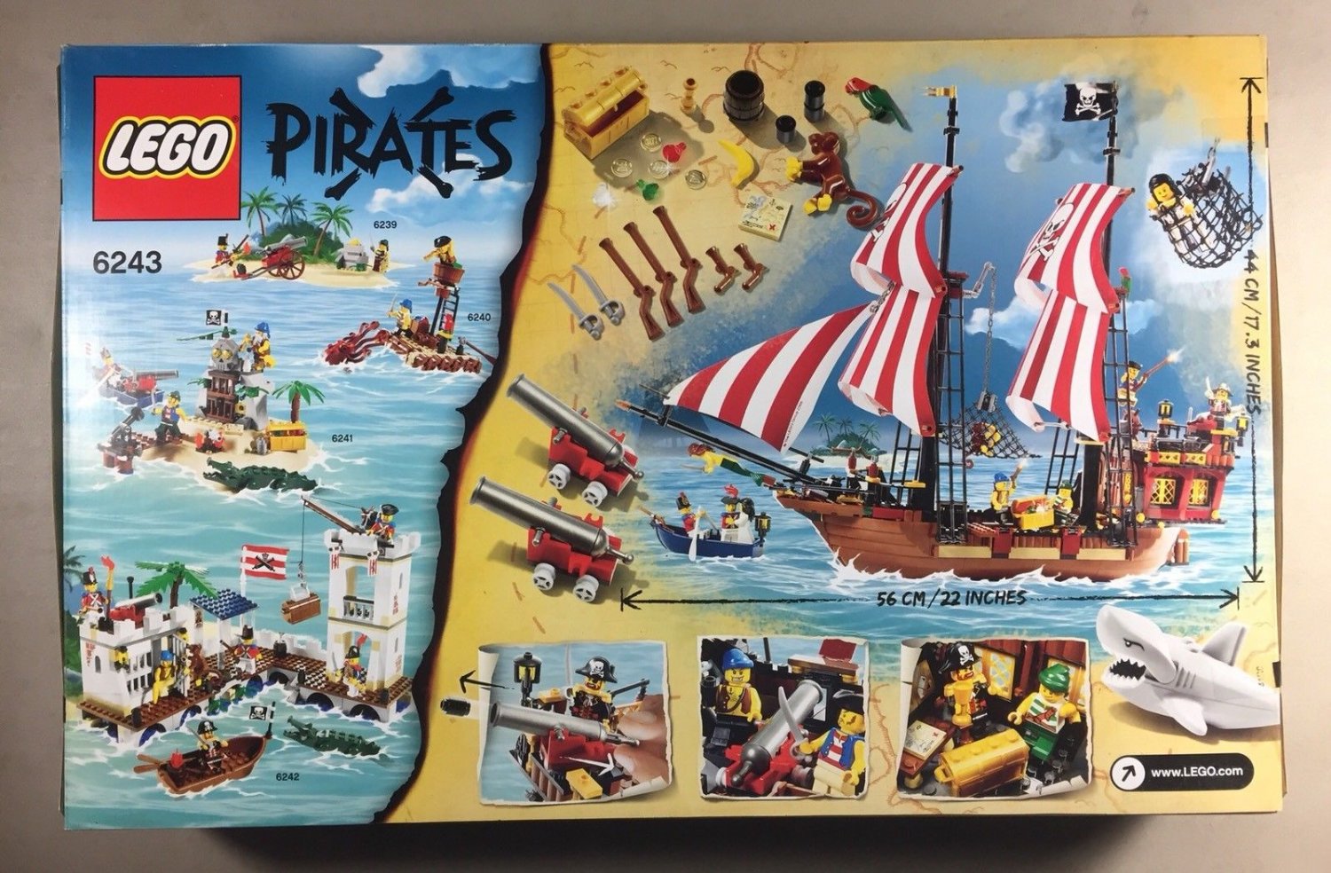 LEGO 6243 Pirates Series Brickbeard'S Bounty