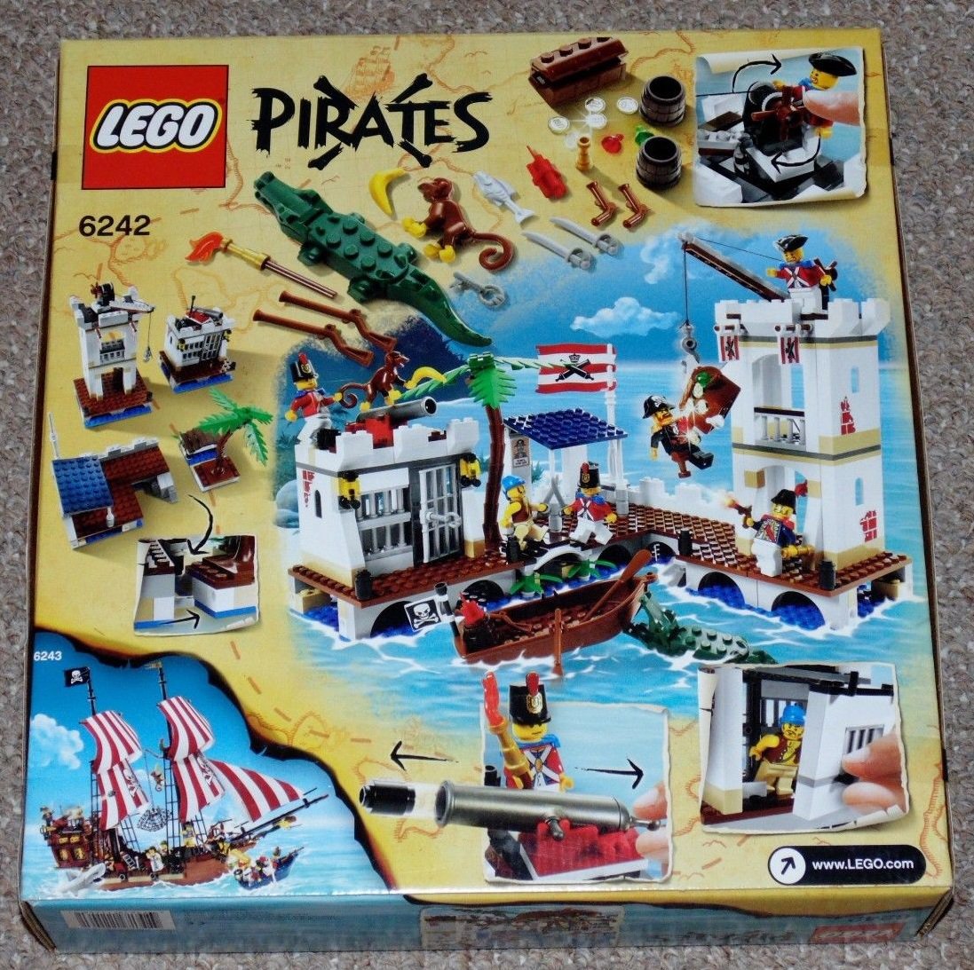 LEGO 6242 Pirates Series Soldiers' Fort