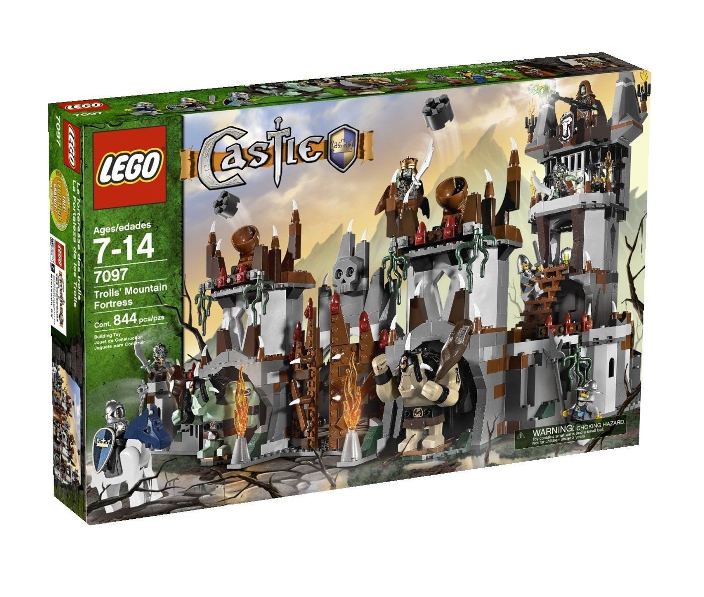 LEGO 7097 Castle Series Trolls` Mountain Fortress