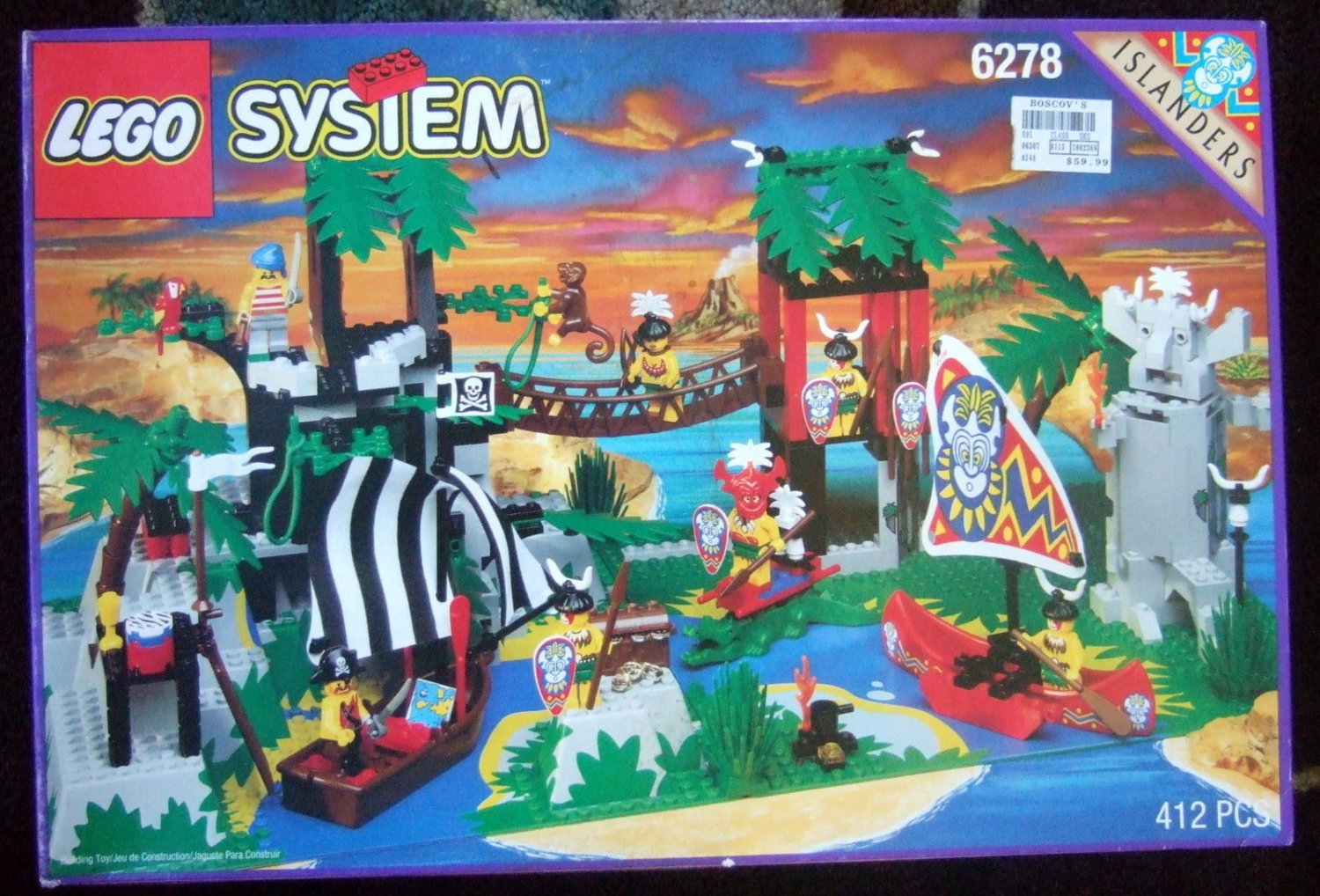 LEGO 6278 System Islanders Series Enchanted Island Retiered and Rare