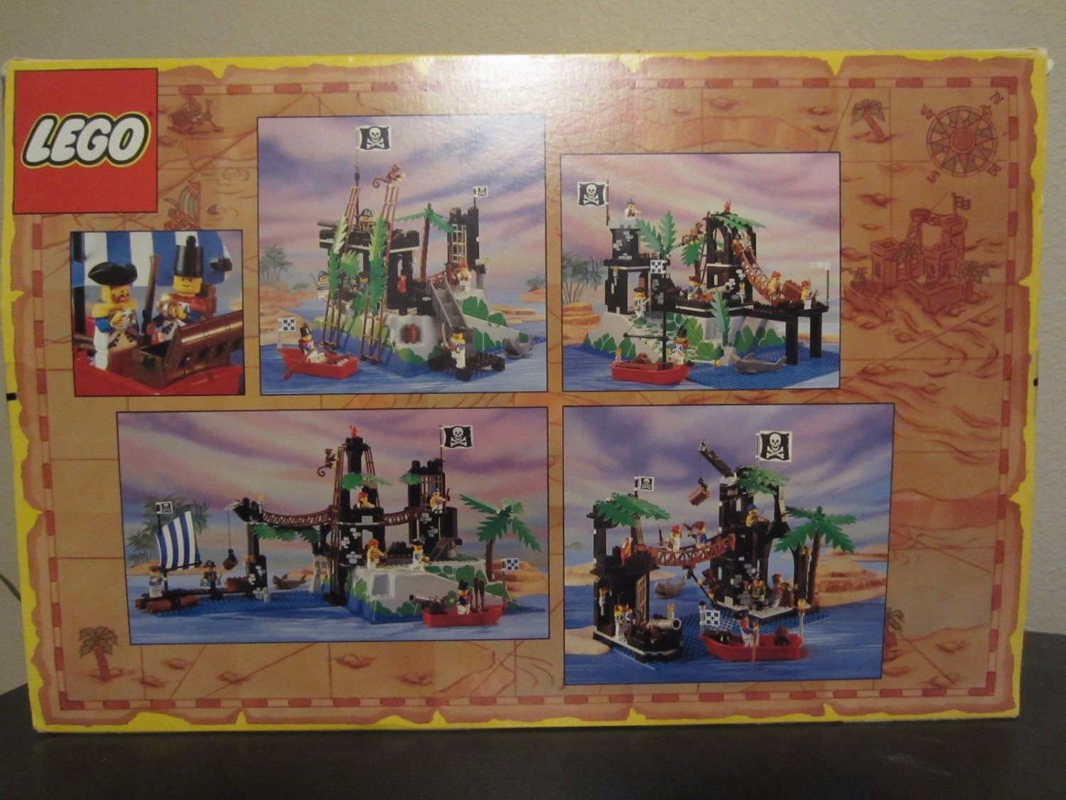 LEGO 6273 System Pirates Series Rock Island Refuge Retiered and Rare