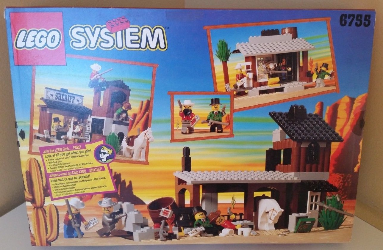 Lego 6755 System Western Series Sheriff's Lock-up Retiered And Rare