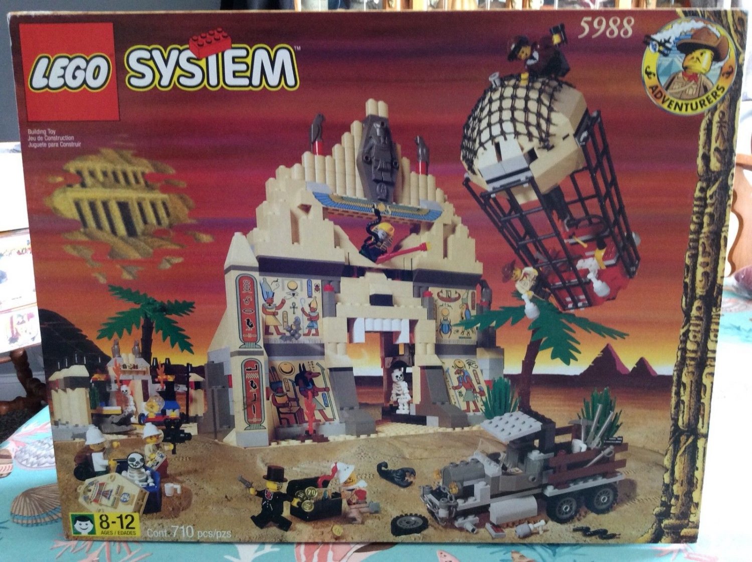 LEGO 5988 System Adventurers Series The Temple of Anubis Retiered and Rare