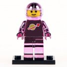 Minifigure Astronaut Violet Chrome Lego compatible Building Blocks Toys