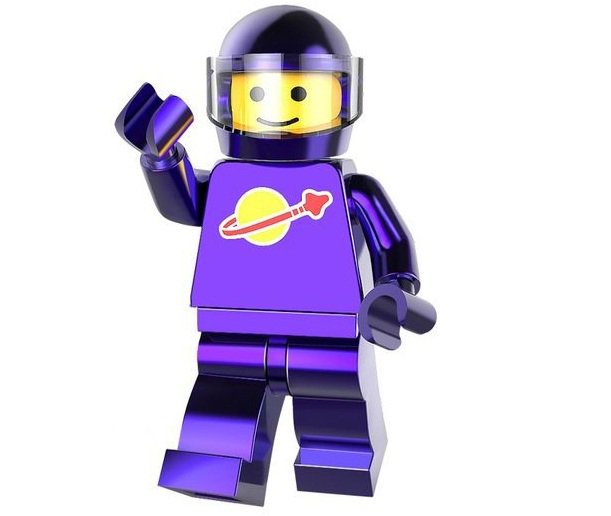 purple lego figure