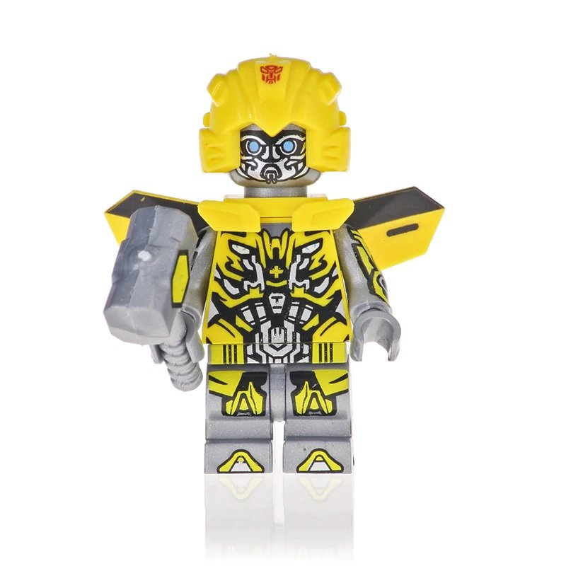 Minifigure Bumblebee Transformers Lego compatible Building Blocks Toys
