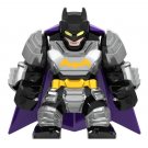 Big Minifigure Batman Silver Armored DC Comics Super Heroes Lego compatible Building Blocks Toys