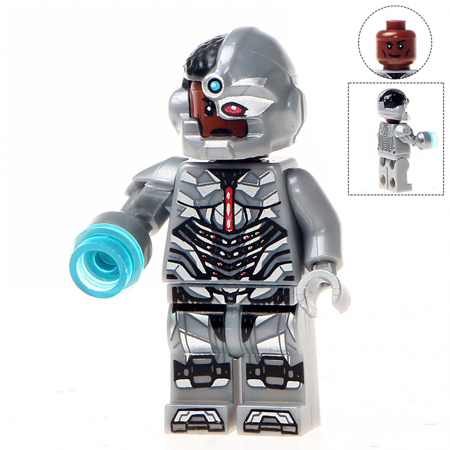 Minifigure Cyborg Dc Comics Super Heroes Lego Compatible Building Blocks Toys 9947