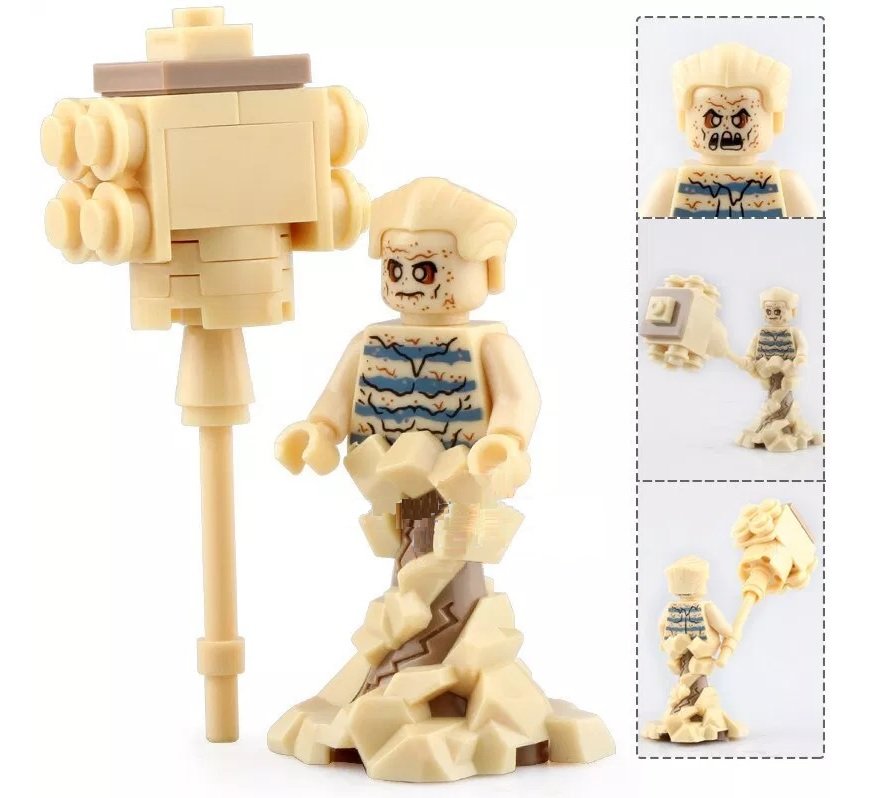 Minifigure Sandman From Spider Man Movie Marvel Super Heroes Lego Compatible Building Blocks Toys