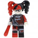 Minifigure Harley Quinn with Red Bat DC Comics Super Heroes Lego compatible Building Blocks Toys